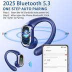 Wireless Earbuds, 2025 Bluetooth 5.4 Headphones Sport, 50H Stereo Wireless - Image 2