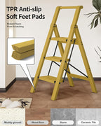 Taranta 3 Step Ladder, Lightweight Aluminum Step Stool - Image 5