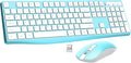 Wireless Keyboard and Mouse Combo, Lovaky 2.4G Full-Sized Ergonomic Keyboard by LovakyOfficeExpert