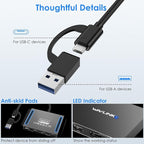 WAVLINK USB C and USB 3.0 to Dual 4K DisplayPort/HDMI Adapter, Displaylink - Image 7
