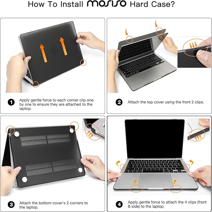 MOSISO Compatible with MacBook Air 13 inch Case 2025 2024 2023 2022 M4 A3240 M3 - Image 3