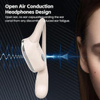 TRAUSI Open Ear Wireless Earbuds Bluetooth Headphones, 80H Playtime Stereo Ear - Image 5
