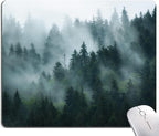 Mouse Pad, Fog Forest Mouse Mat, Waterproof Non-Slip Rubber Base MousePads by SANWUMIAN