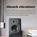 Studio Monitor Isolation Pads, Made of High Density Acoustic Foam, 2 Packs - Image 6
