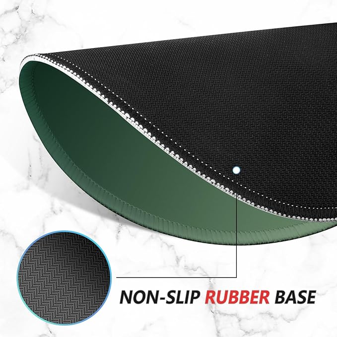 ITNRSIIET Mouse Pad Non-Slip Rubber Base Smooth Surface Stitched Edges - Image 4