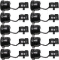 HJ Garden 10pcs Wire Cover Round Cable Wire Strain Relief Bush Grommet Round by Unknown