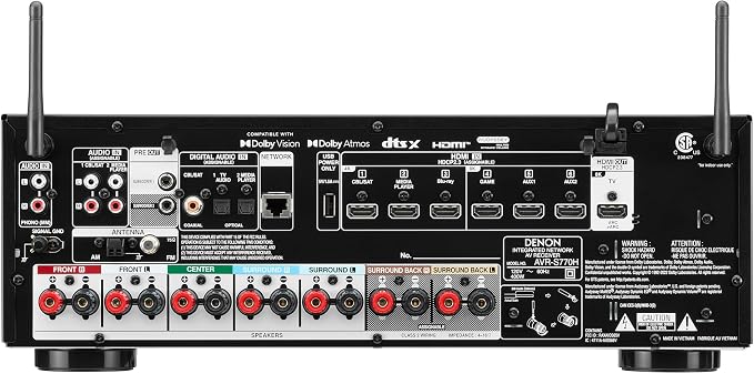 Denon AVR-S770H 7.2ch 8K Smart AV Receiver - Image 3