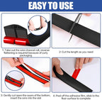Floor Cord Cover Cavity 0.8"x0.37" Self Adhesive Cord Hider, 3.3FT Low Profile - Image 8