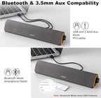 SOULION R50 Bluetooth Computer Speakers, 3.5mm PC Sound Bar - Image 4