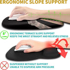 Hokafenle Ergonomic Mouse Pad Wrist Support - Image 3
