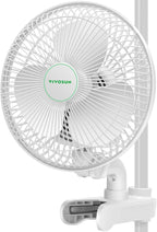 VIVOSUN AeroWave A6 Grow Tent Clip Fan, Patented Portable Auto Oscillating Fan by VIVOSUN