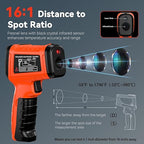 Infrared Temperature Gun -58°F to 1796°F, Dual-Mode Thermometer Gun - Image 2