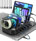 95W Fast Charging Station for Multiple Devices【Patent & Safety Certs】 6-Port by HSicily