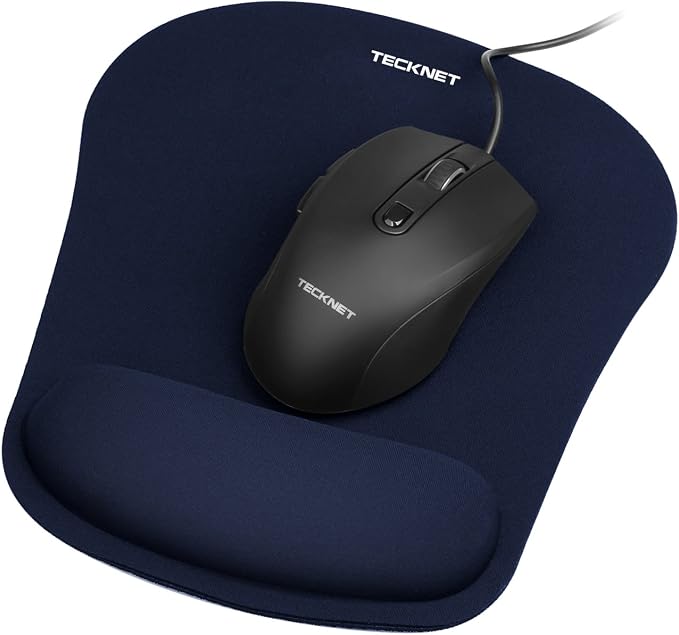 TECKNET 2 Pack Mouse Pad with Wrist Support, Ergonomic Gaming Mouse Pad Pain - Image 7