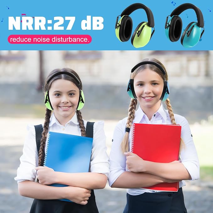 Amylove 12 Pcs Kids Ear Protection Noise Cancelling Headphones Ear Muffs Bulk - Image 5