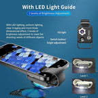 200X Phone Mini Pocket Microscope, Zoom Mobile Phone External Lens, Portable - Image 7