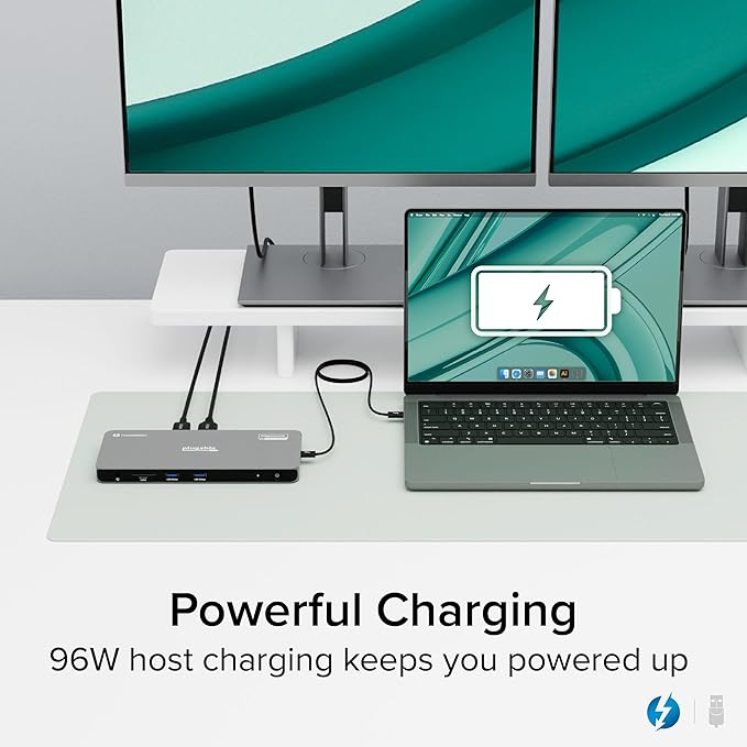 Plugable Thunderbolt 4 Dock for Quad Monitors 100W, Thunderbolt Docking Station - Image 7