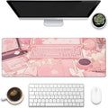 Large Gaming Mouse Pad for Desk, Kawaii Anime Desktop Desk Pad, Extended Big by Eflxamz
