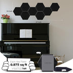 Mollywell Hexagon Acoustic Panels, High Density, Soundproofing, Decorative - Image 2