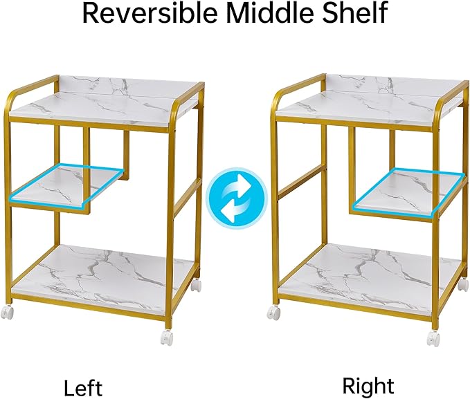 Large Printer Table Stand with Shelf - Image 8
