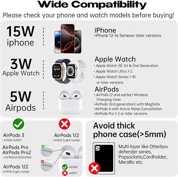 3 in 1 Wireless Charging Station - Image 6