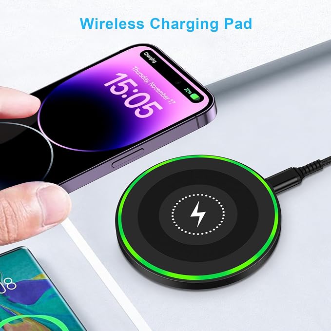 Samsung Wireless Charger Android Charger Fast Charging Pad Wireless Phone - Image 2