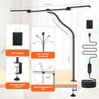 LED Desk Lamp for Office Home, 3 Head Adjustable Computer Monitor light Bar - Image 5