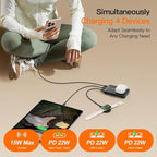 Magnetic Portable Charger, 16800mAh Wireless Power Bank, - Image 4