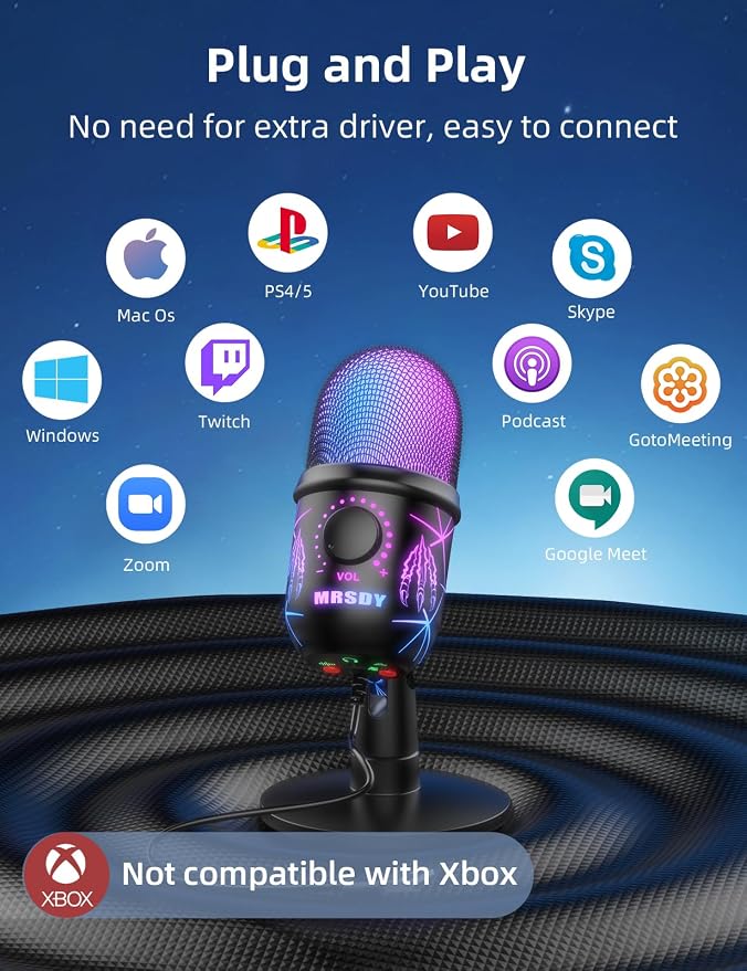 USB Gaming Microphone for PC, Computer Mic - Image 5