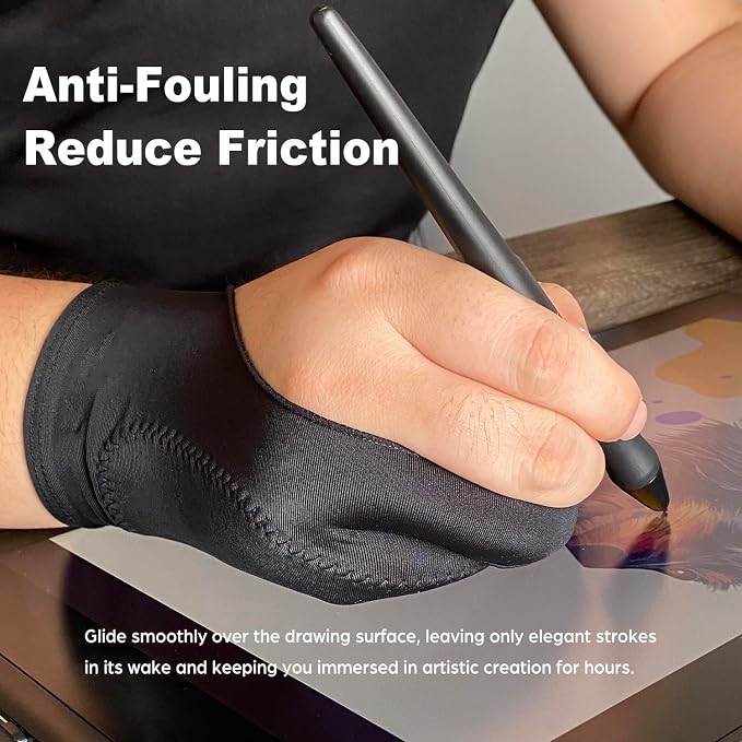 Drawing Glove, Artist Glove for Drawing Tablet, Digital Art Creation - Image 4
