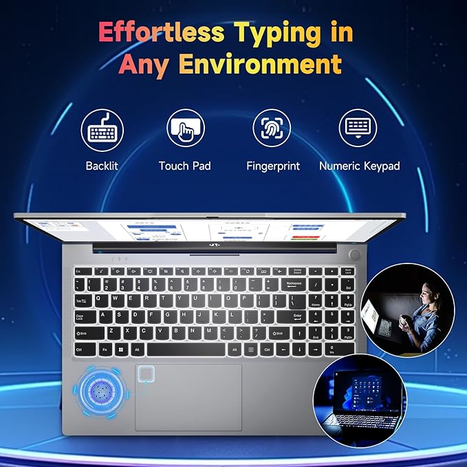 NIMO 15.6 inch Laptop FHD, AMD Ryzen 5 3500U, 8 GB RAM, 256 GB SSD, Windows 11 - Image 4