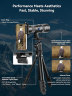 MIAO LAB 20-60X Zoom Telephoto Lens, High Power Telephoto Mobile Cell Phone Lens - Image 7
