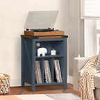 Record Player Stand with Vinyl Record Storage Holds up to 160 Albums, Large - Image 8