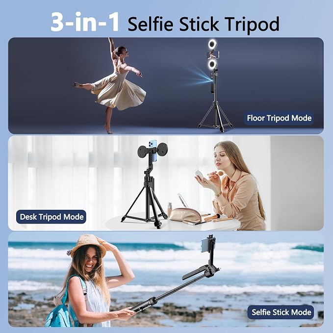 70.9" Auto Face Tracking Tripod 360° Rotation - Image 3