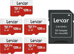 Lexar E-Series 128GB Micro SD Card 5 Pack, microSDXC UHS-I Flash Memory Card - Image 8