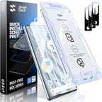 SMARTDEVIL [3+3 Pack for Google Pixel 7A Screen Protector by SmartDevil