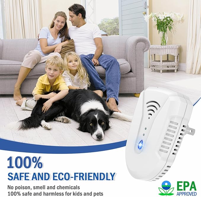 2025 Upgraded Version Ultrasonic Pest Repeller 6 Pack, Mouse Repellent Indoor - Image 5