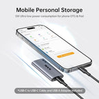SSK 1TB SSD External Hard Drive, Portable SSD Up to 550MB/s Fast Solid State - Image 3