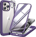 Miracase for iPhone 15 Pro Case Full-Body Built-in Glass Screen Protector& by Miracase