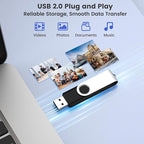 Customizable 64GB Flash Drive 10 Pack, ABLAZE Dual USB 2.0+ Type C Thumb Drives - Image 4