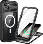 Lanhiem Magnetic for iPhone 15 Plus Case, IP68 Waterproof Dustproof Case by LanhiemHome