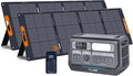 ALLWEI LiFePO4 Solar Generator 2400W by ALLWEI
