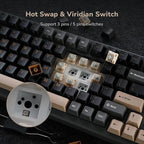 RK ROYAL KLUDGE M75 Wireless Mechanical Keyboard 2.4Ghz/BT5.1/USB-C Gaming - Image 8