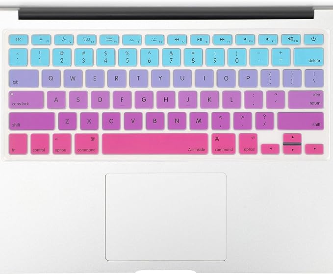 Allinside Blue and Pink Ombre Keyboard Cover Skin by Allinside