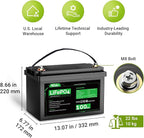 HQST LiFePO4 Battery 100ah Lithium Battery, 12V Lithium Iron Phosphate Battery - Image 9