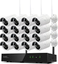 XMARTO Wireless Security Camera System 16CH Wi-Fi 6 16PC 3MP Wireless Security by xmartO