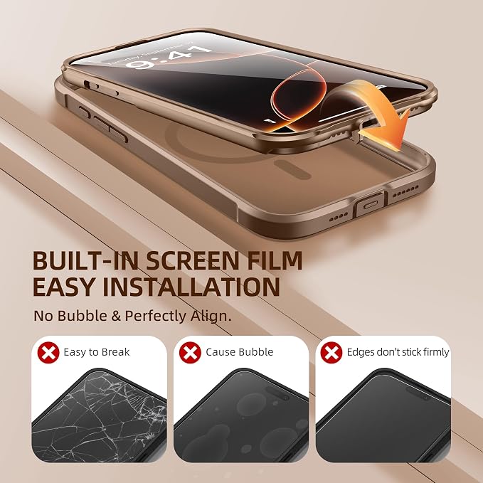 BERFY Magnetic for iPhone 16 Pro Max Case, Compatible - Image 7