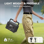 ALLWEI Portable Power Station 500W, 512Wh LiFePO4 Battery, UPS Function - Image 8