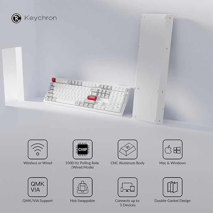 Keychron Q6 Pro Full-Size Bluetooth Custom Mechanical Keyboard - Image 2