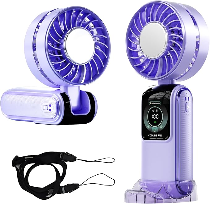 Blows Cold Air Portable Handheld Fan by GZEduld